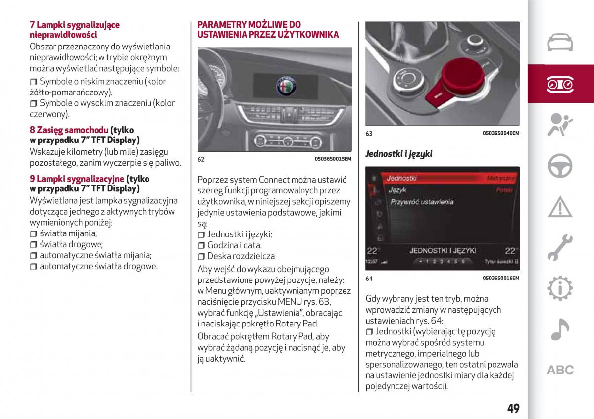 Alfa Romeo Giulia instrukcja obslugi / page 51