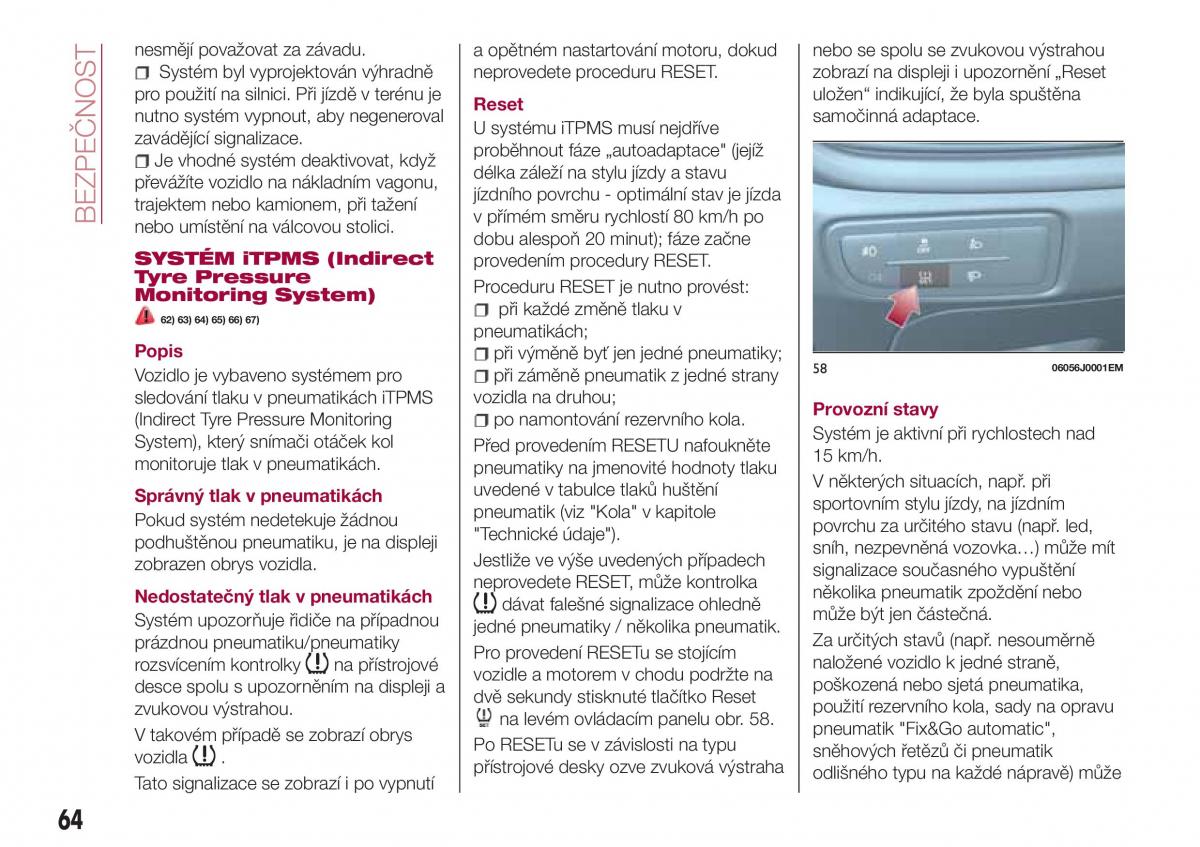 Fiat Tipo combi navod k obsludze / page 66