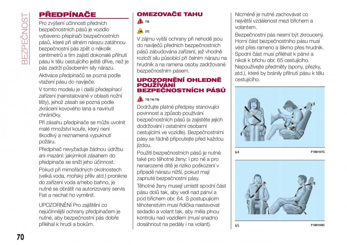 Fiat Tipo combi navod k obsludze / page 72