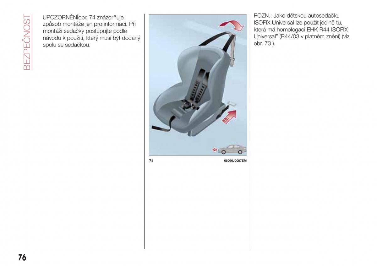 Fiat Tipo combi navod k obsludze / page 78