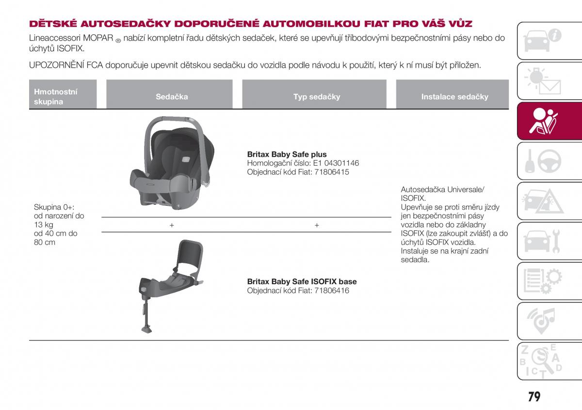 Fiat Tipo combi navod k obsludze / page 81