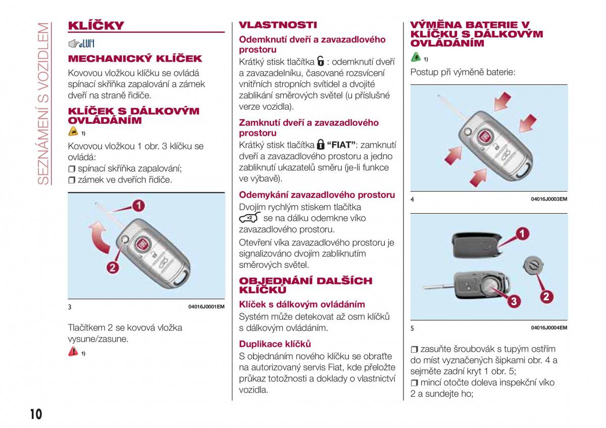 Fiat Tipo combi navod k obsludze / page 12