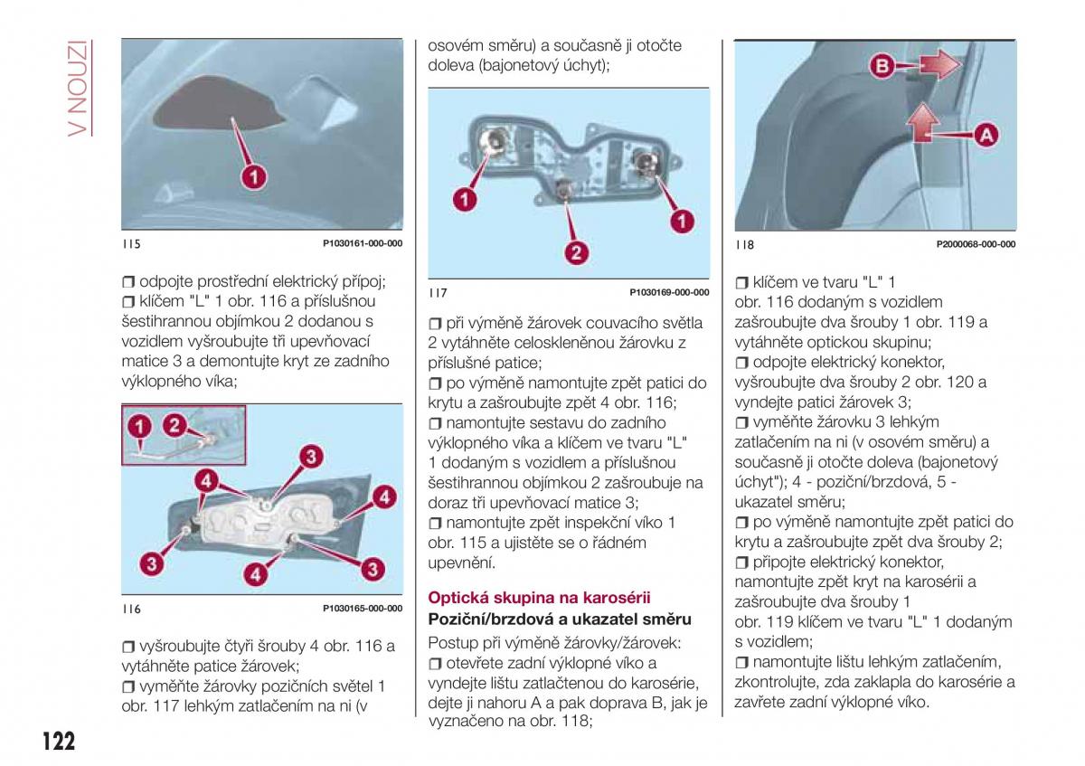 Fiat Tipo combi navod k obsludze / page 124