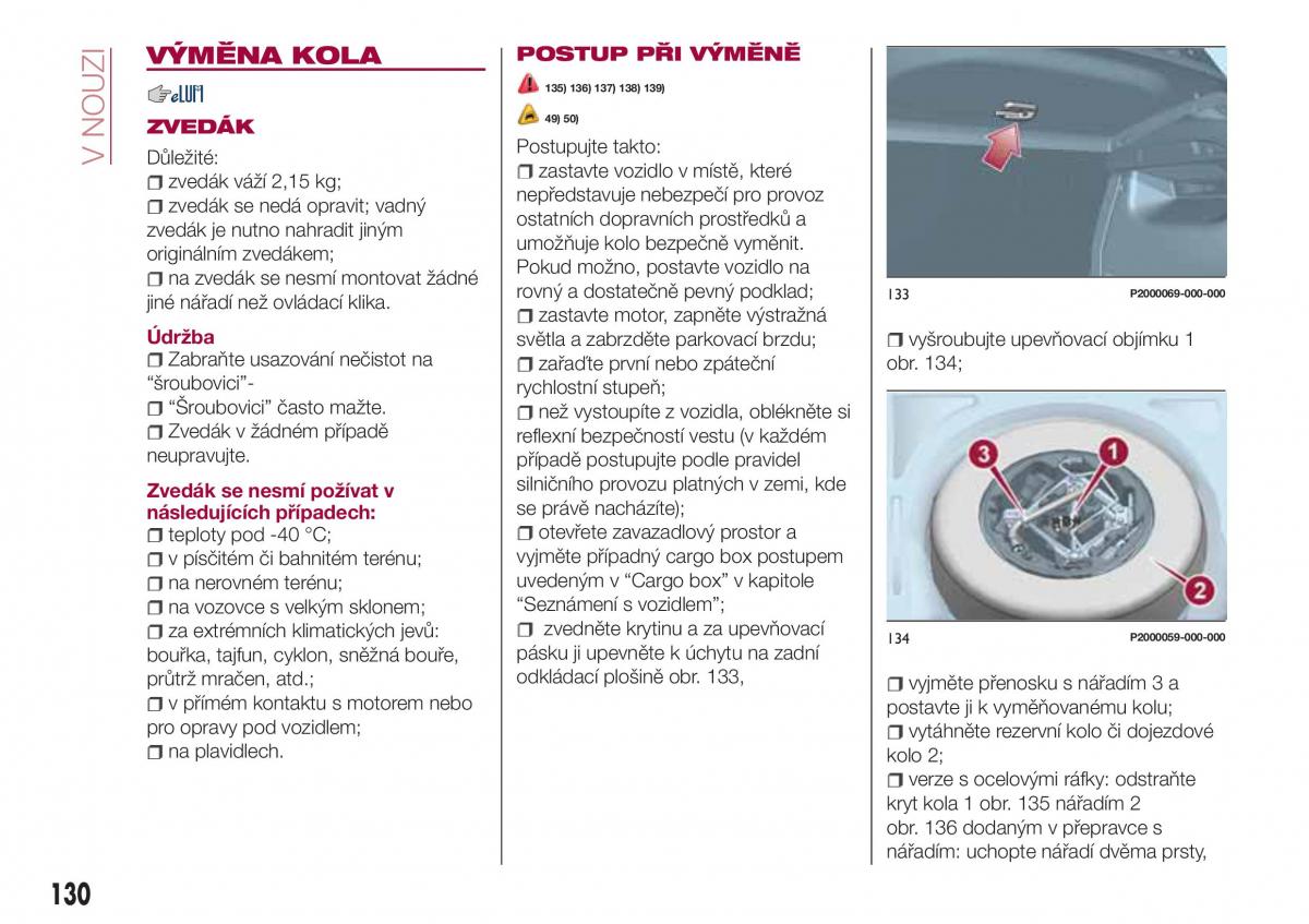 Fiat Tipo combi navod k obsludze / page 132