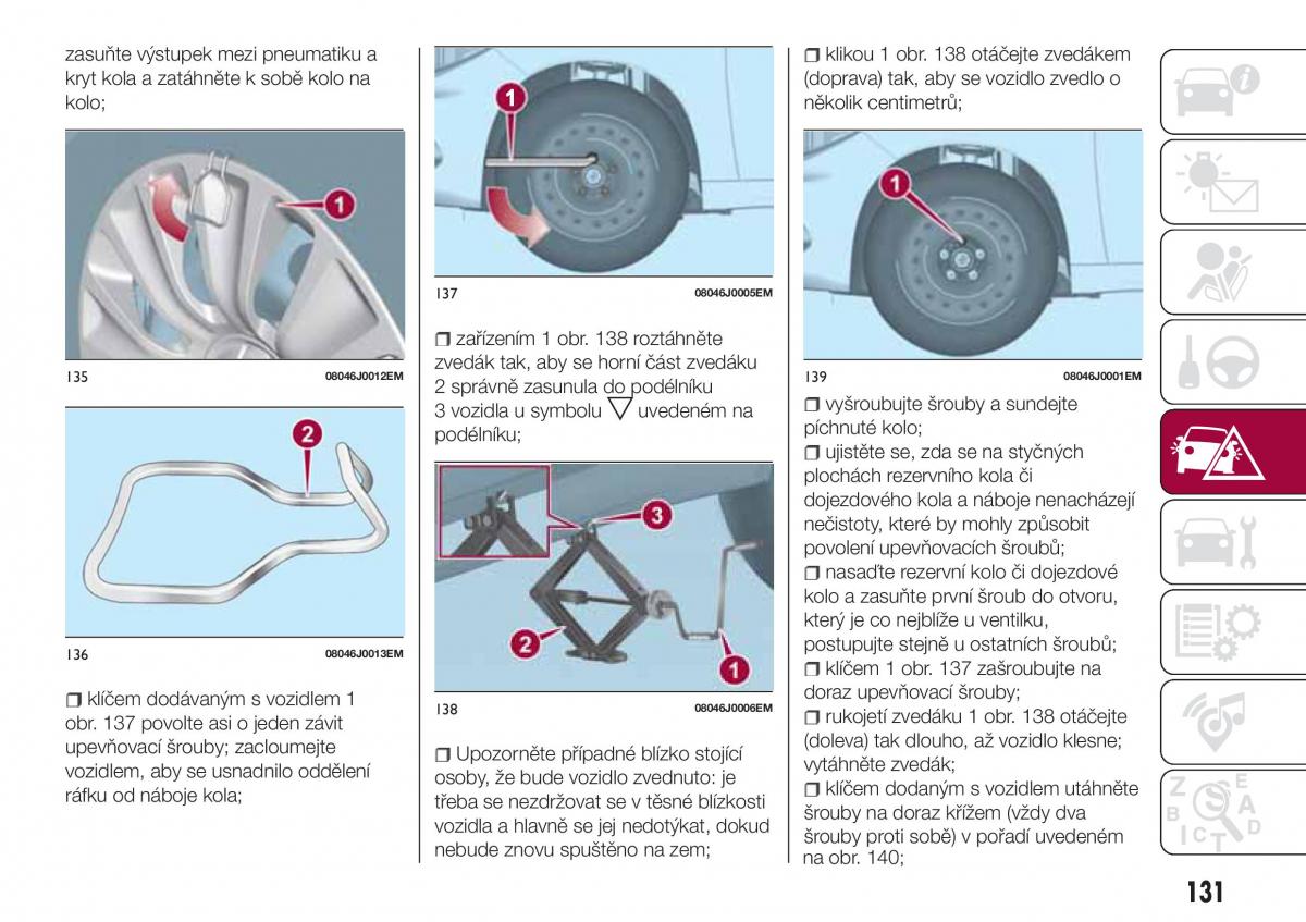 Fiat Tipo combi navod k obsludze / page 133