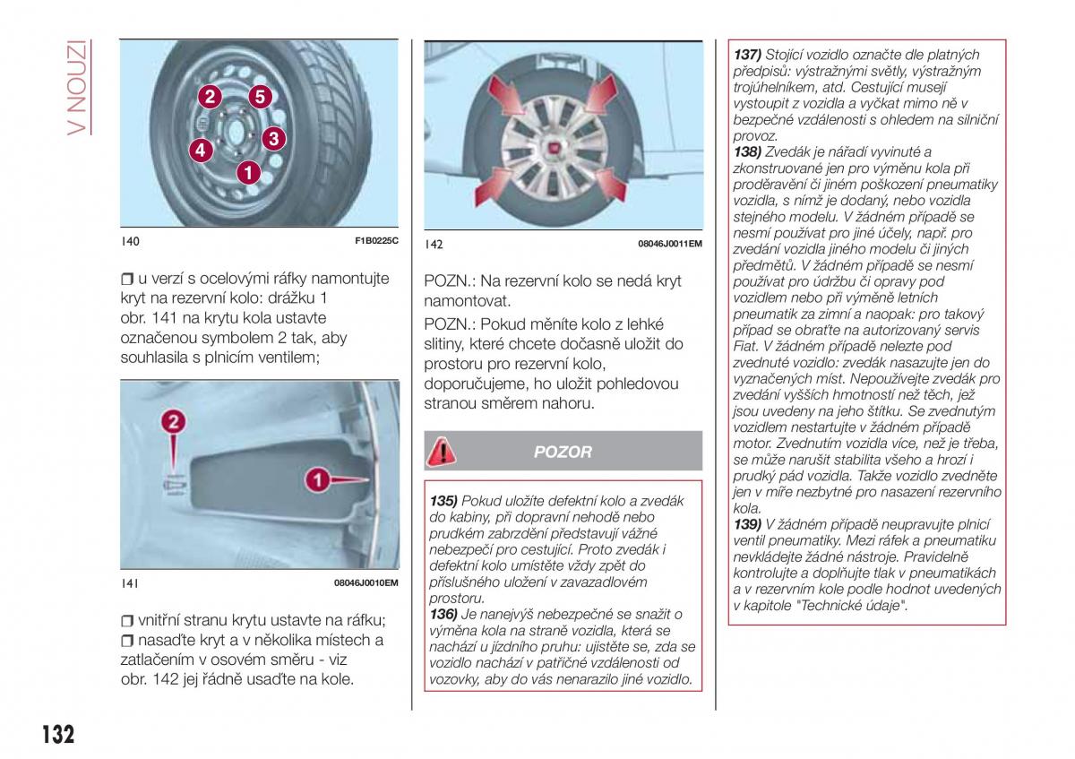 Fiat Tipo combi navod k obsludze / page 134