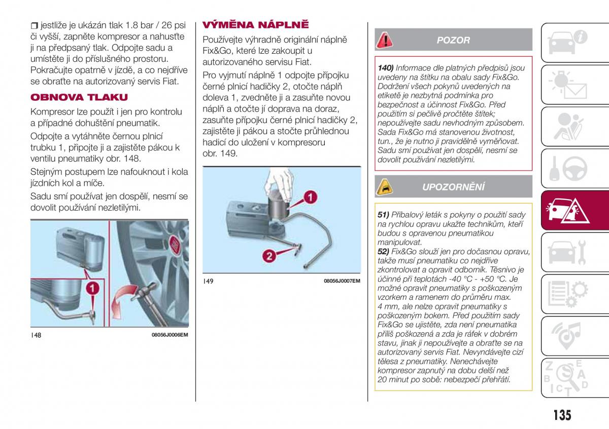 Fiat Tipo combi navod k obsludze / page 137