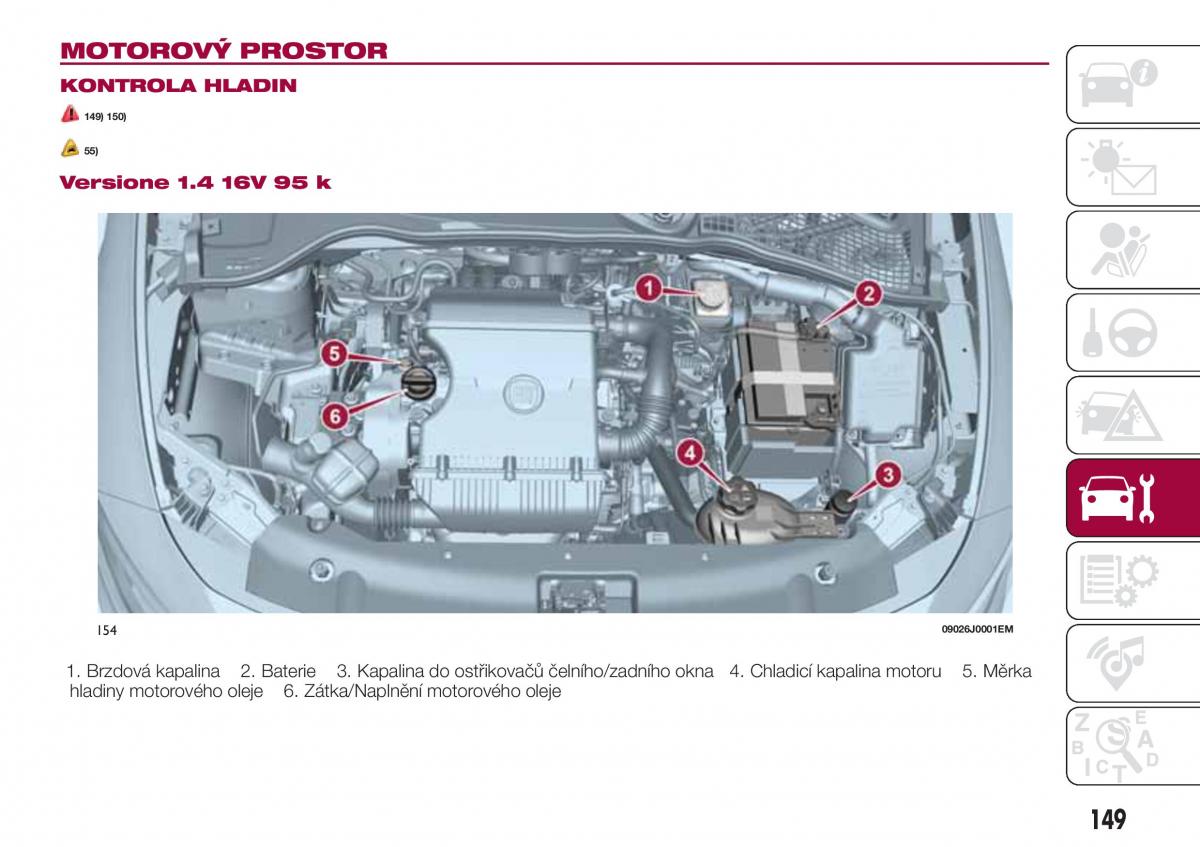 Fiat Tipo combi navod k obsludze / page 151