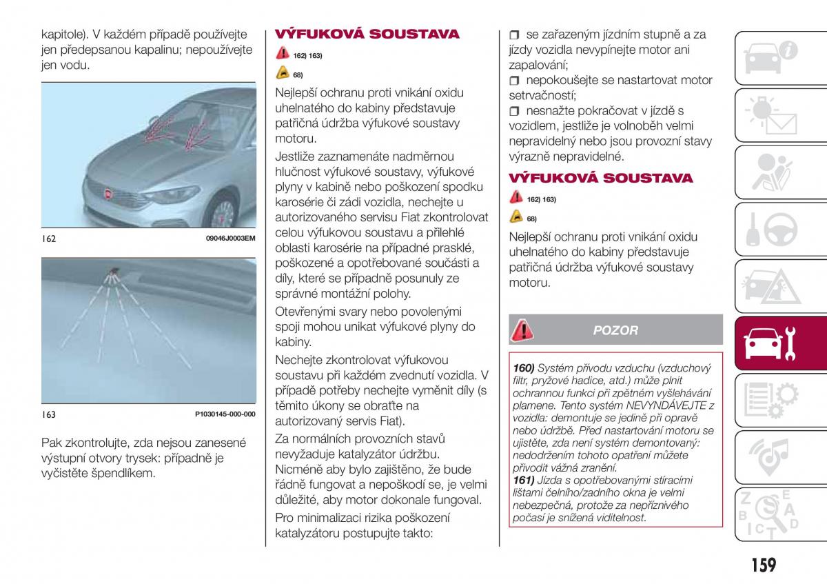 Fiat Tipo combi navod k obsludze / page 161