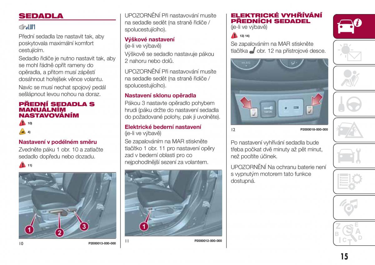 Fiat Tipo combi navod k obsludze / page 17