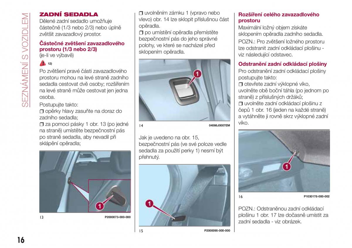 Fiat Tipo combi navod k obsludze / page 18