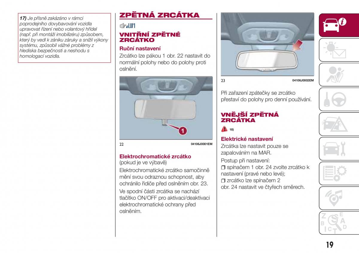 Fiat Tipo combi navod k obsludze / page 21