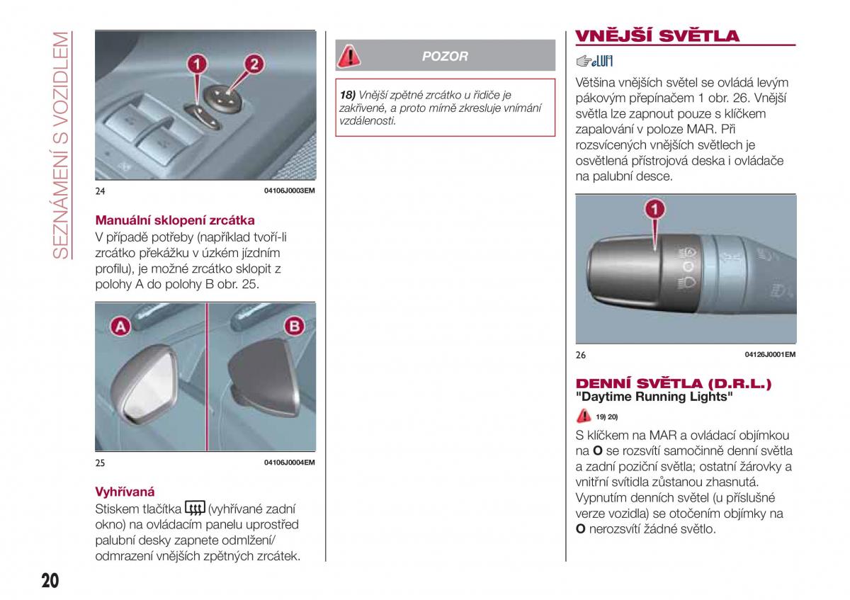 Fiat Tipo combi navod k obsludze / page 22