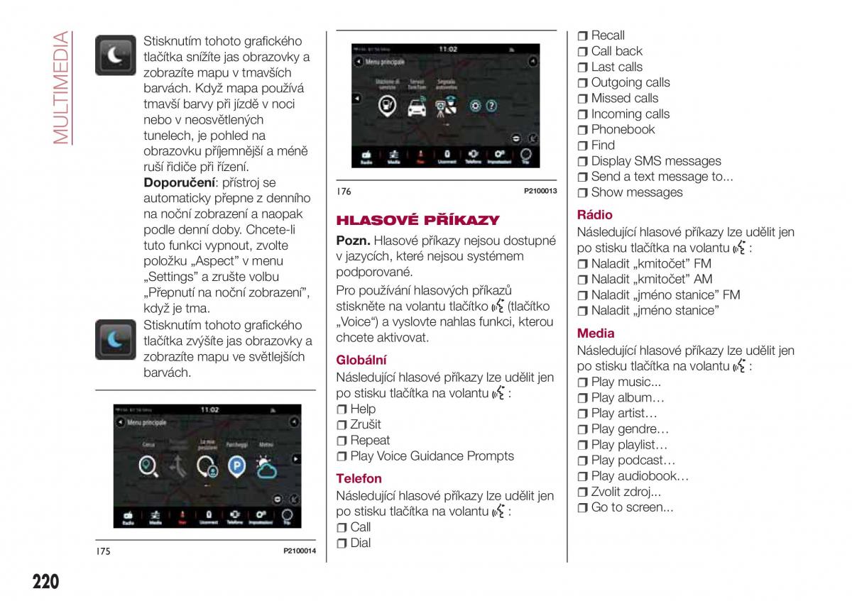 Fiat Tipo combi navod k obsludze / page 222