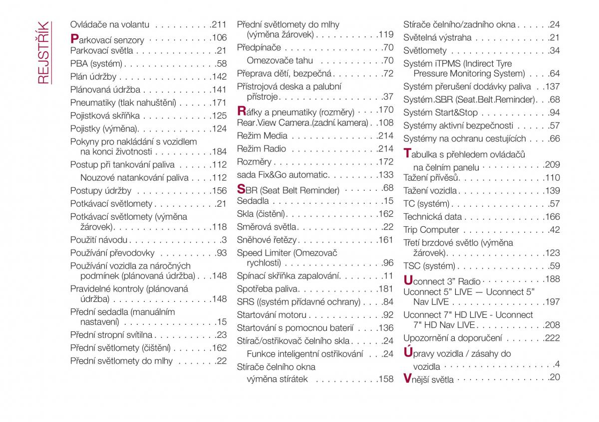 Fiat Tipo combi navod k obsludze / page 232