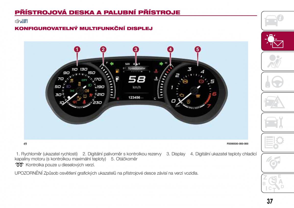 Fiat Tipo combi navod k obsludze / page 39