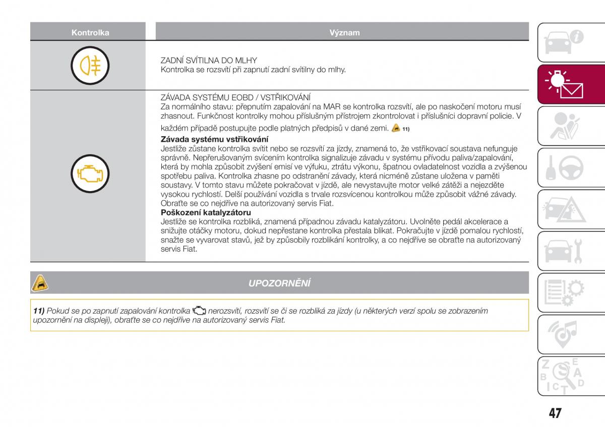 Fiat Tipo combi navod k obsludze / page 49