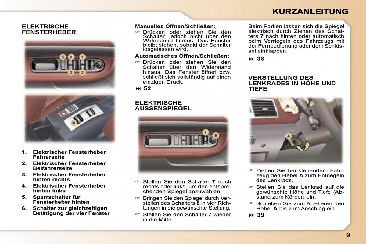 Peugeot 307 CC Handbuch / page 6