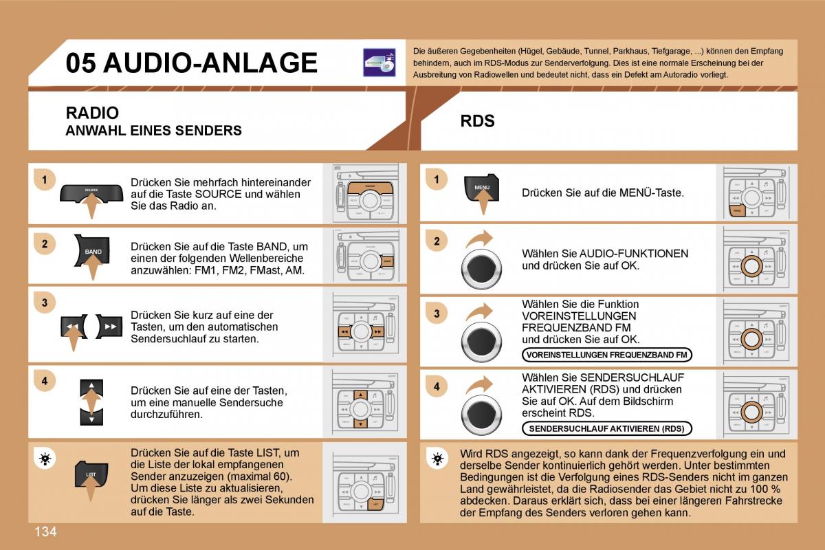 Peugeot 307 CC Handbuch / page 153