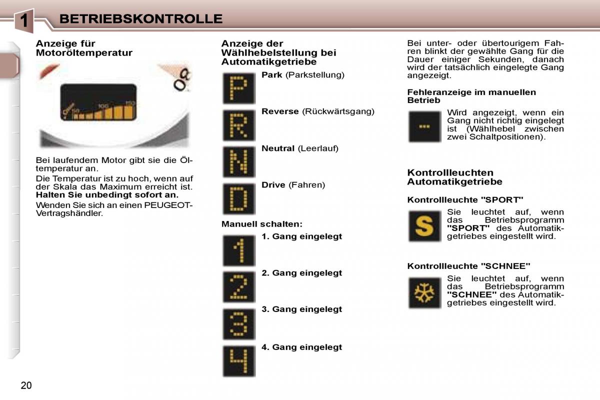 Peugeot 307 CC Handbuch / page 18