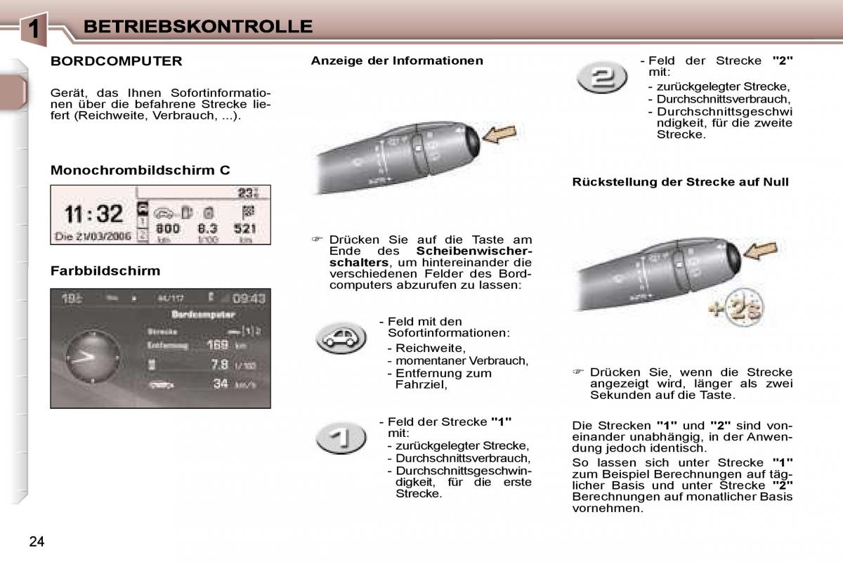 Peugeot 307 CC Handbuch / page 26