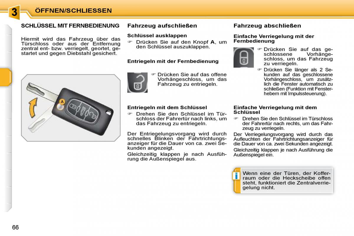 Peugeot 207 Handbuch / page 55