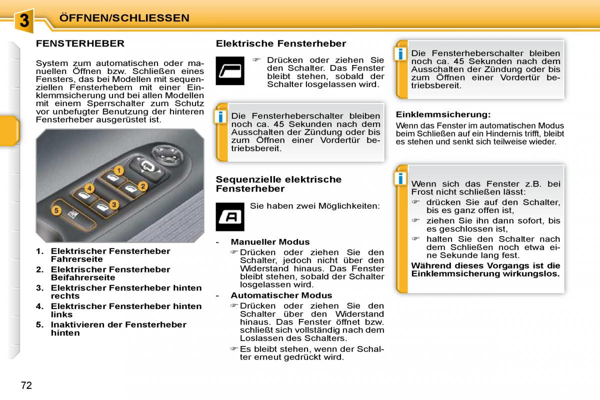 Peugeot 207 Handbuch / page 63