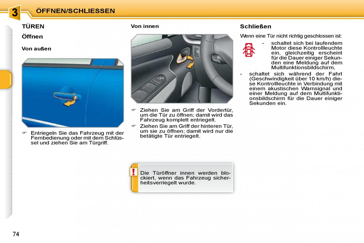 Peugeot 207 Handbuch / page 66