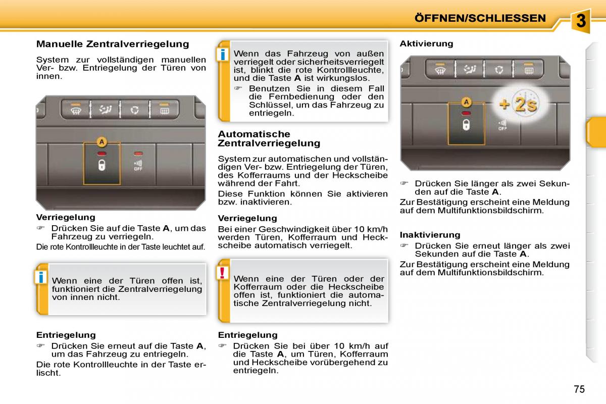 Peugeot 207 Handbuch / page 67