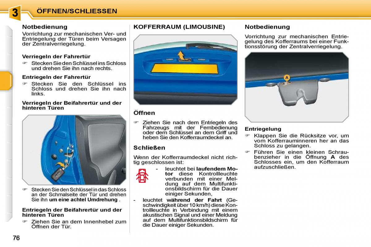 Peugeot 207 Handbuch / page 68