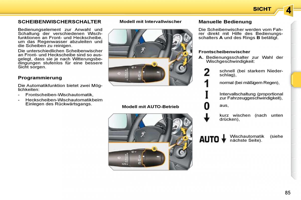 Peugeot 207 Handbuch / page 80