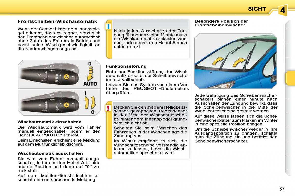 Peugeot 207 Handbuch / page 82