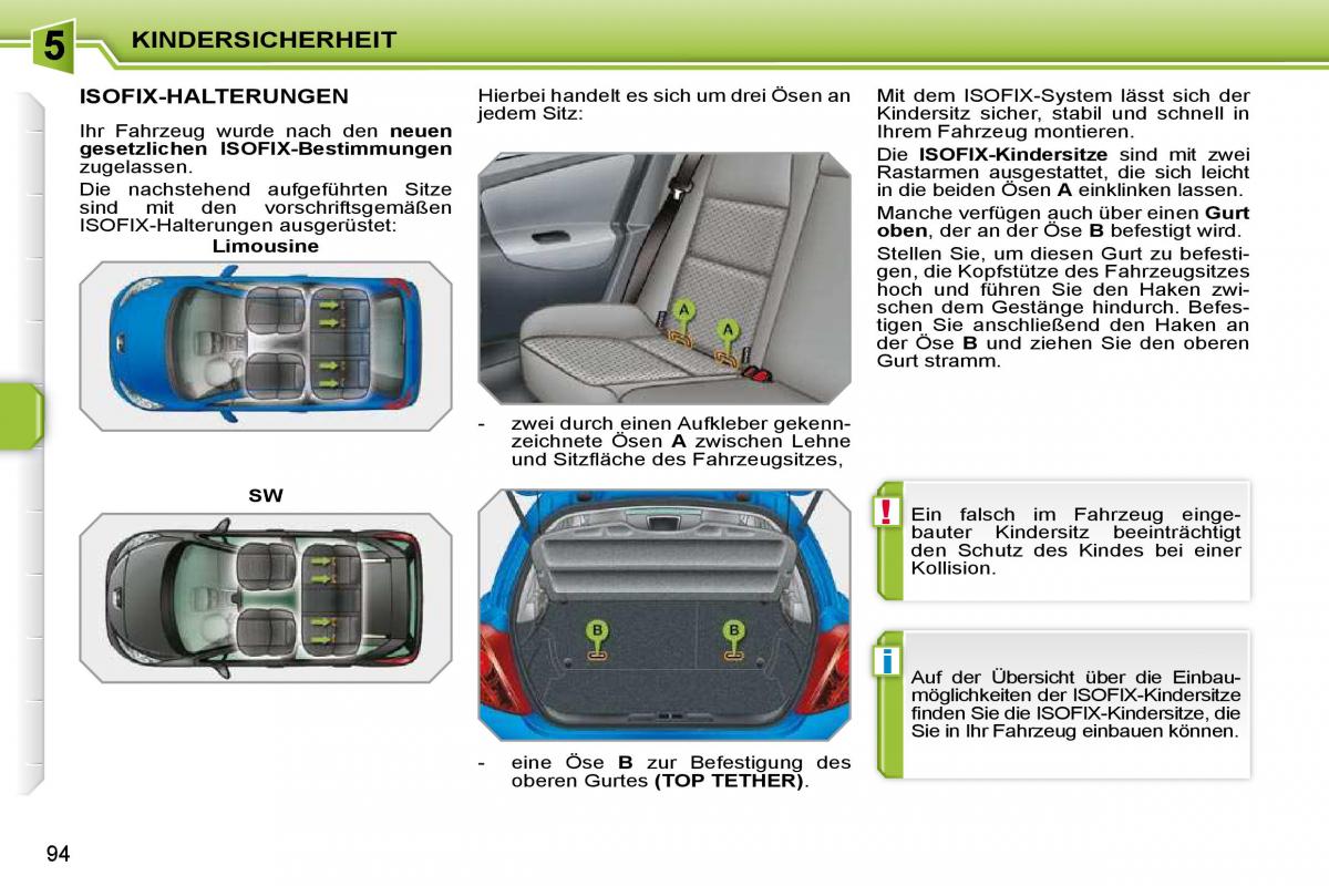 Peugeot 207 Handbuch / page 90