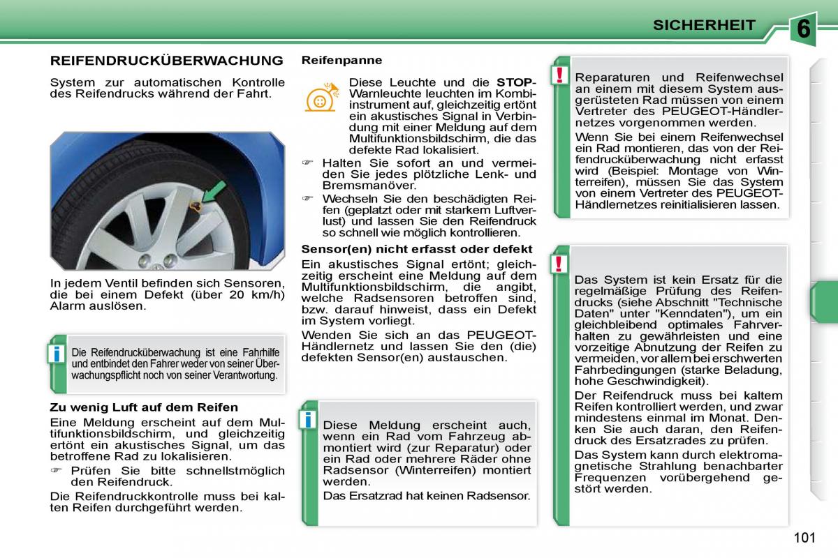 Peugeot 207 Handbuch / page 97