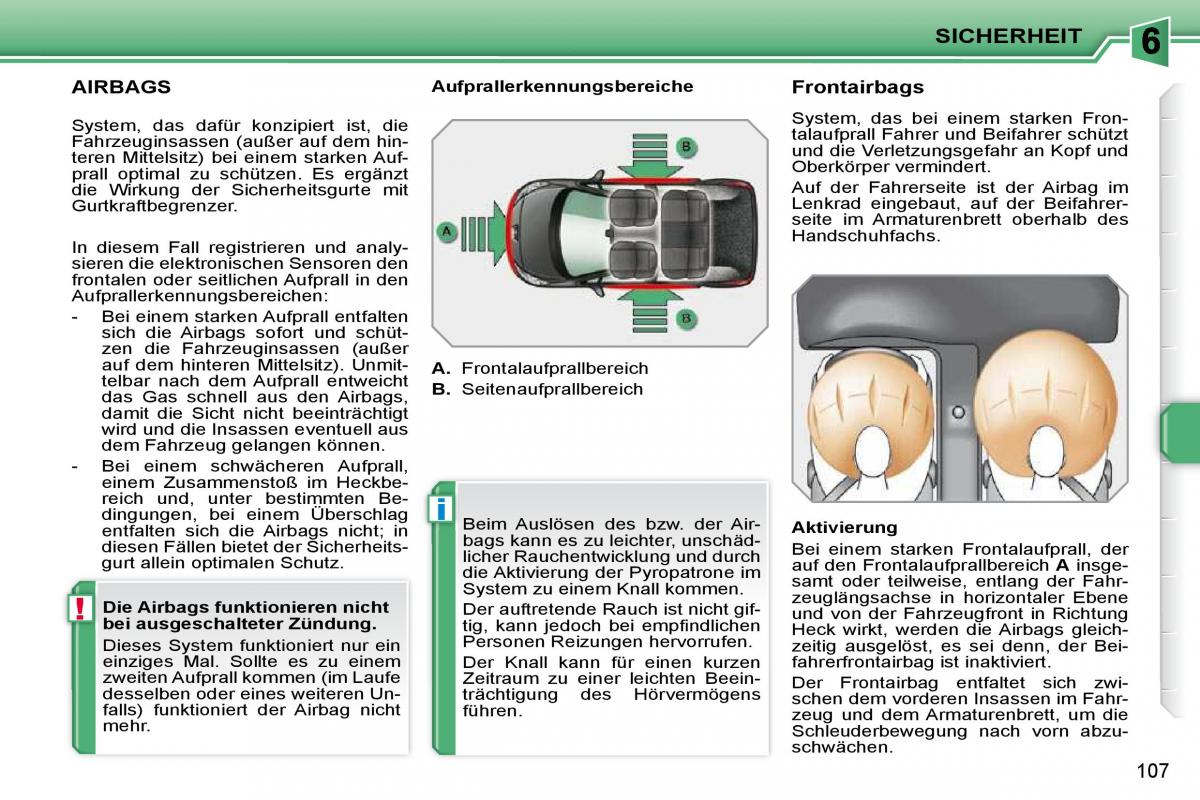 Peugeot 207 Handbuch / page 103