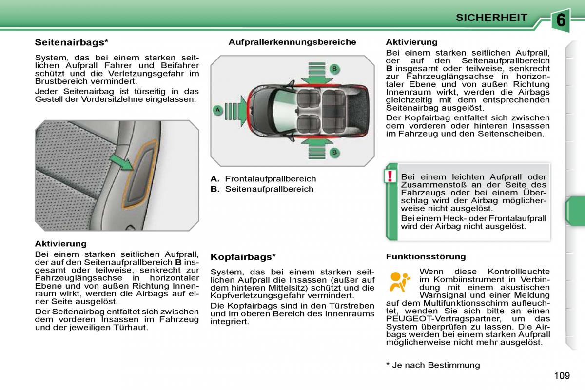 Peugeot 207 Handbuch / page 105