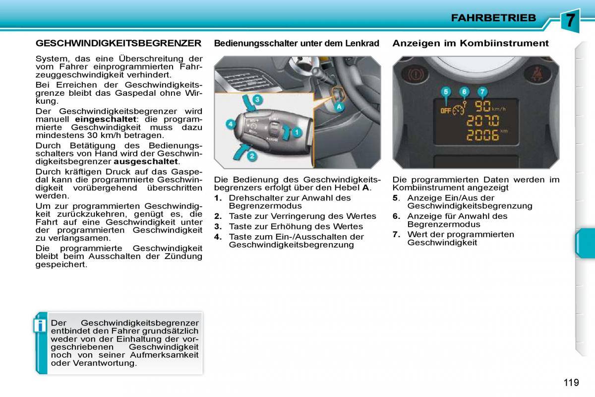 Peugeot 207 Handbuch / page 115