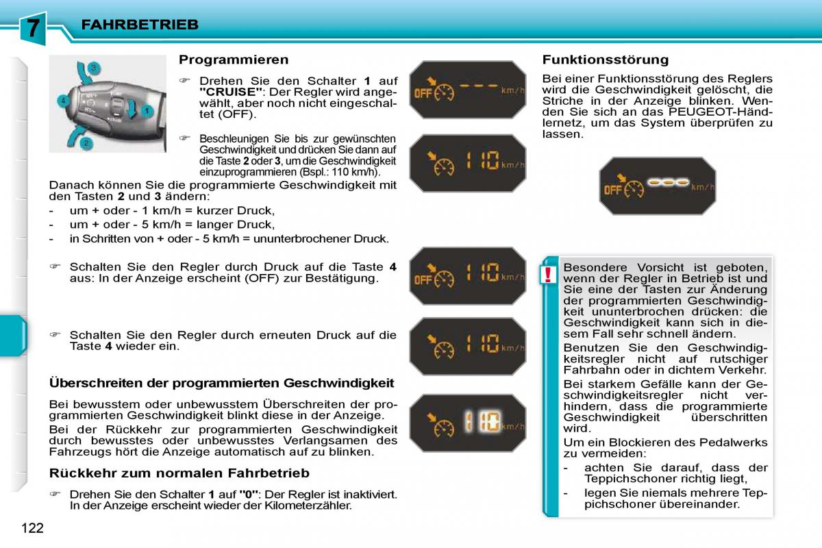 Peugeot 207 Handbuch / page 118