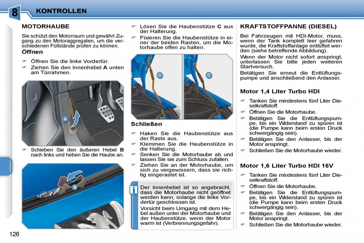 Peugeot 207 Handbuch / page 121