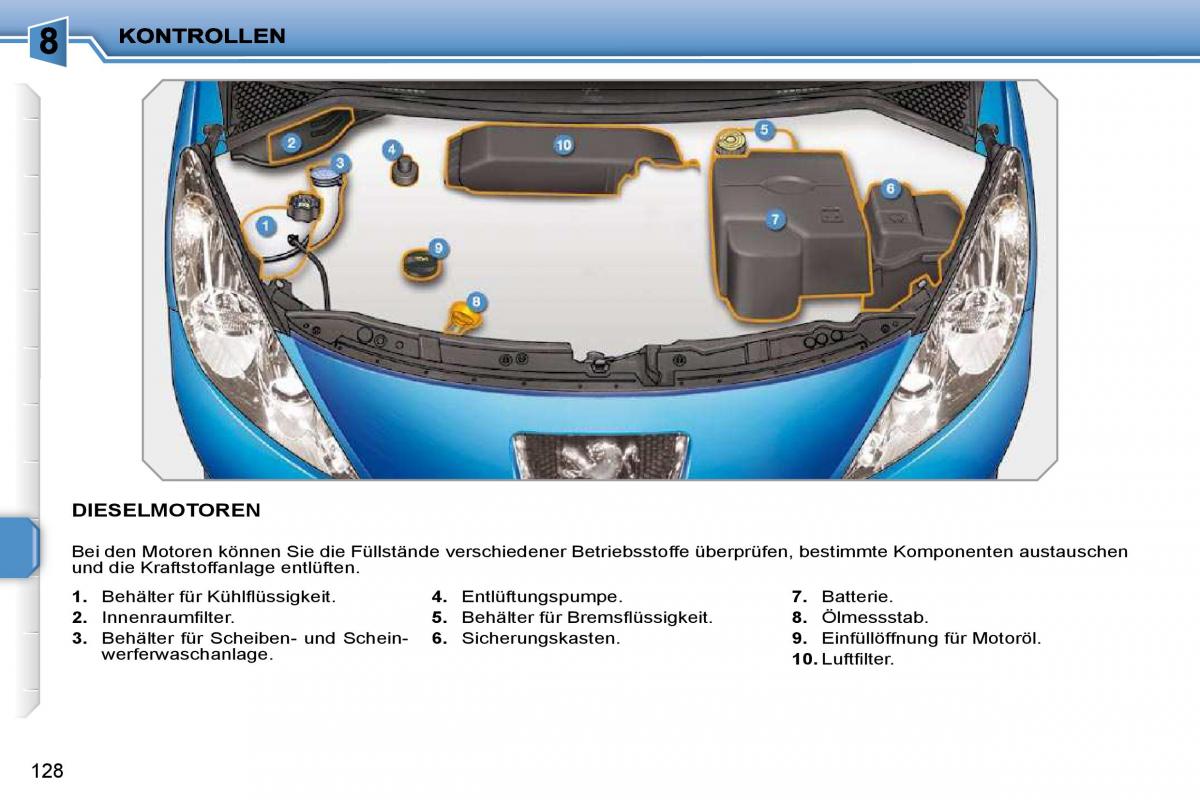 Peugeot 207 Handbuch / page 123