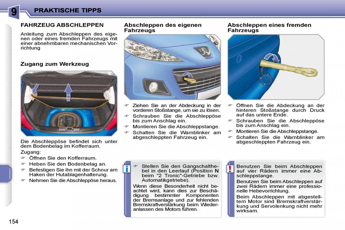 Peugeot 207 Handbuch / page 150