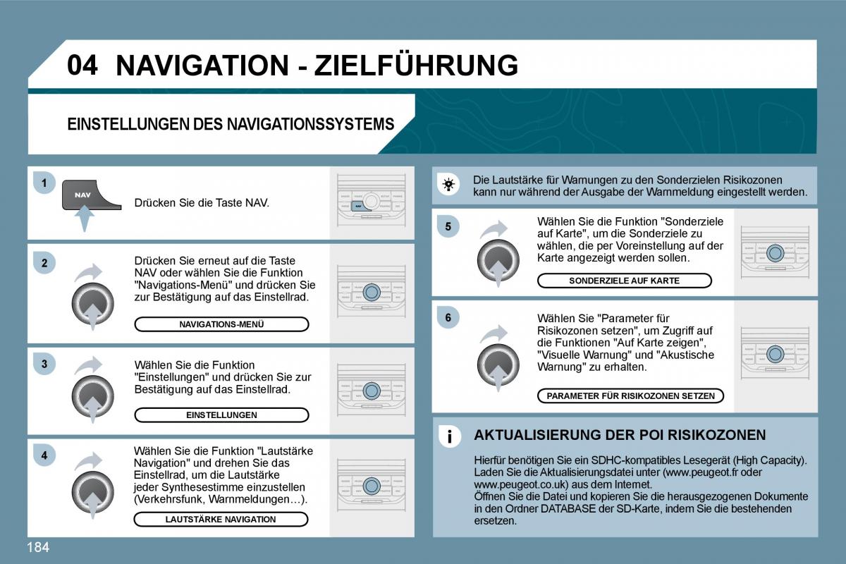 Peugeot 207 Handbuch / page 180