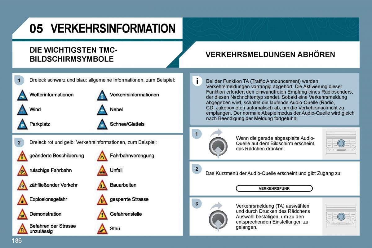 Peugeot 207 Handbuch / page 182