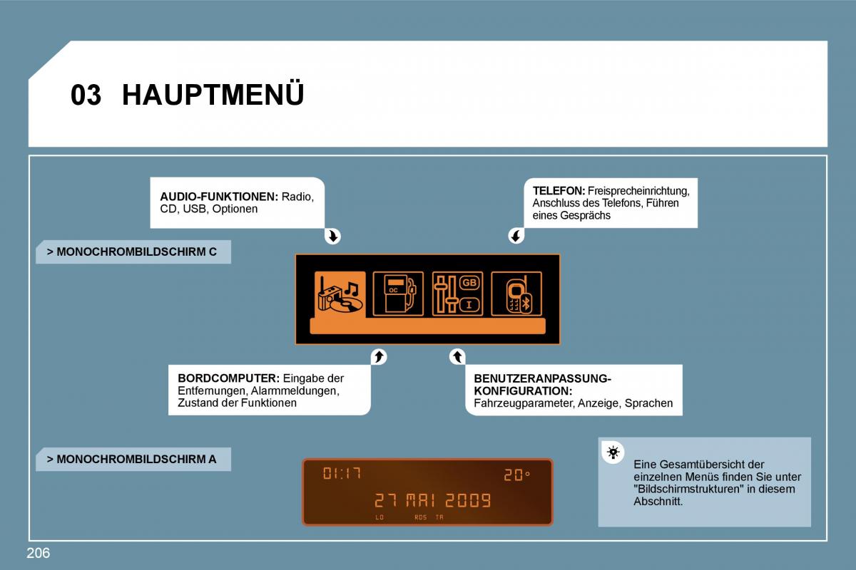 Peugeot 207 Handbuch / page 201