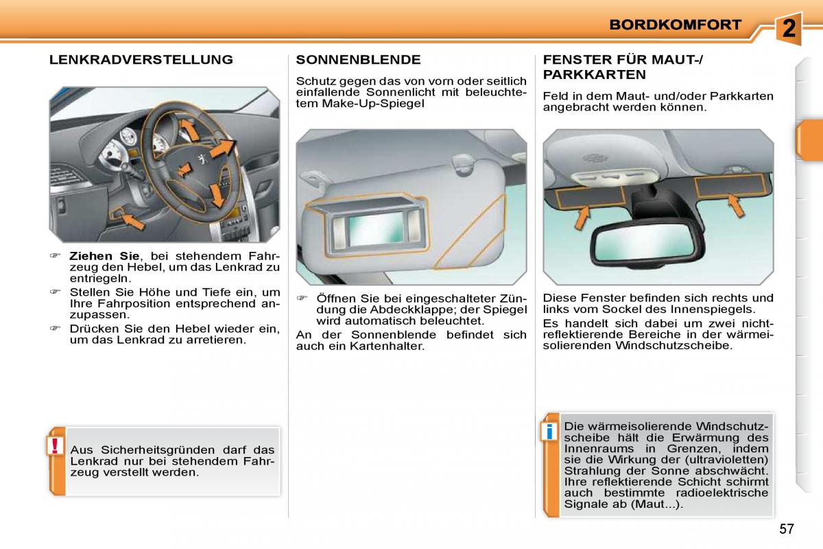 Peugeot 207 Handbuch / page 46