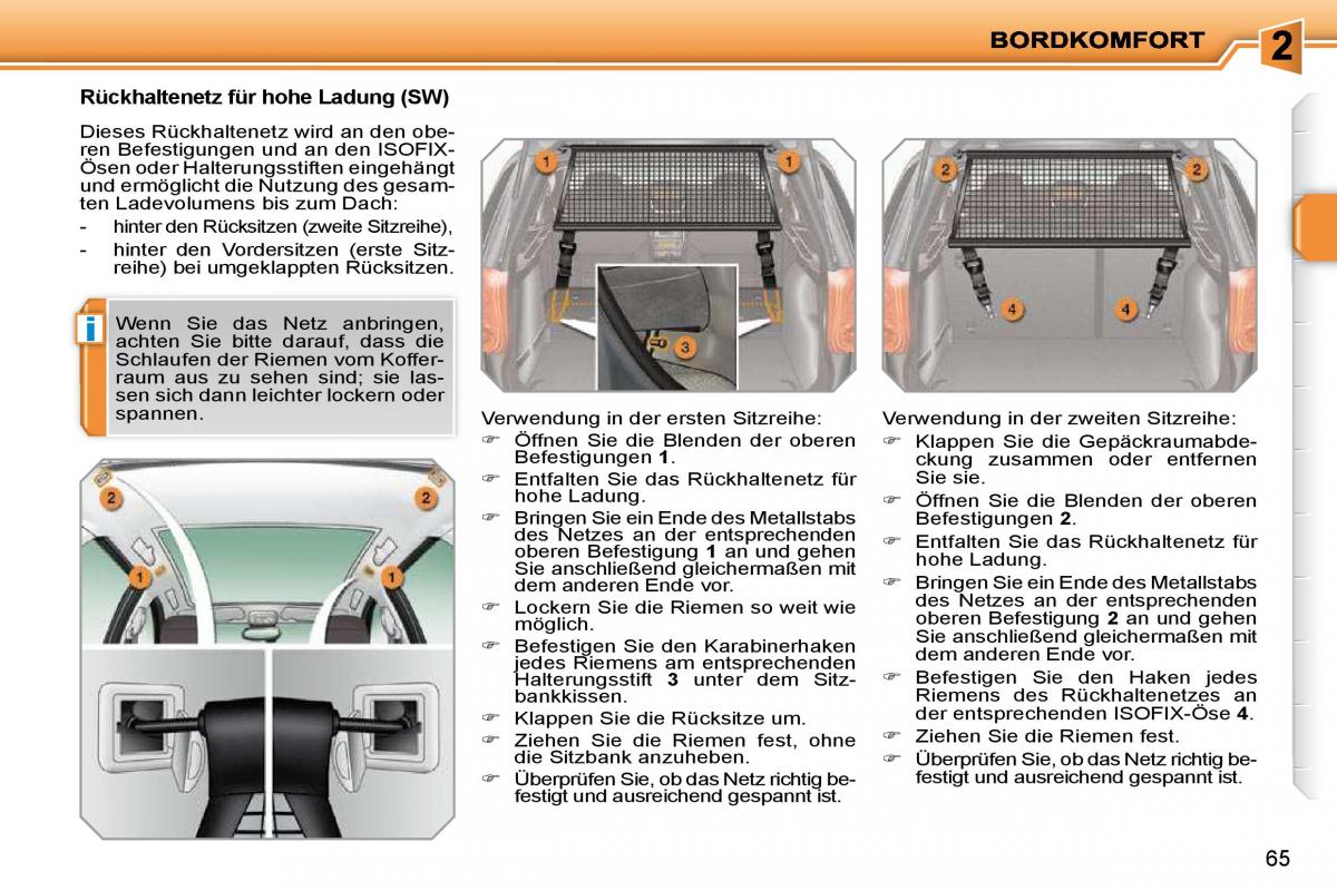 Peugeot 207 Handbuch / page 54