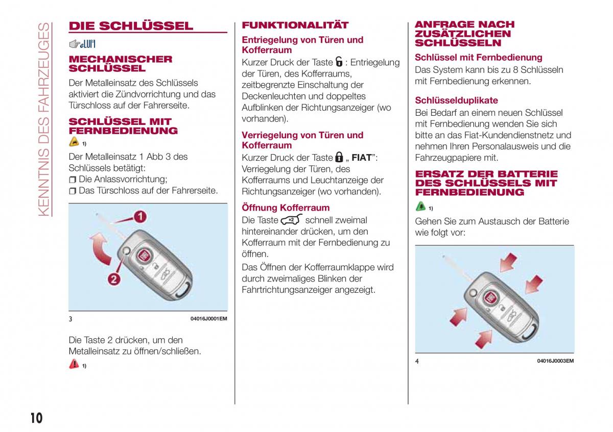 Fiat Tipo combi Handbuch / page 12