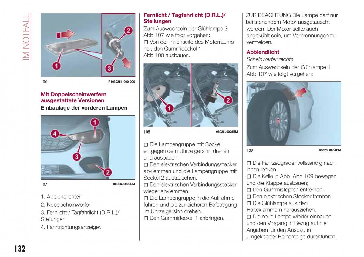 Fiat Tipo combi Handbuch / page 134