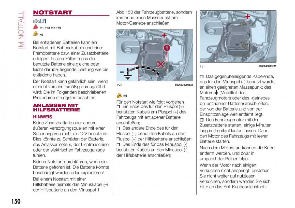 Fiat Tipo combi Handbuch / page 152