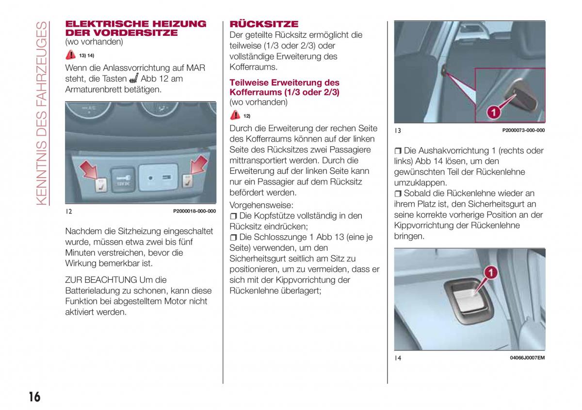 Fiat Tipo combi Handbuch / page 18